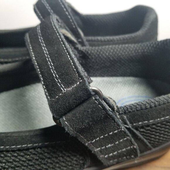 Orthofeet Women's Springfield Stretchable Black Mary Janes Shoes Sz 8.5 Wide - Picture 7 of 9
